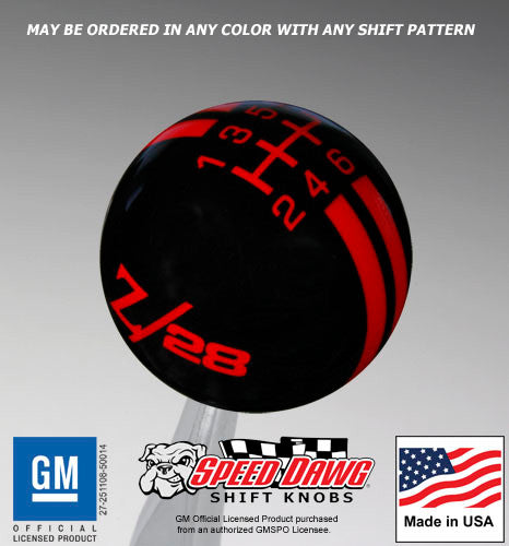 Black knob with Red graphics