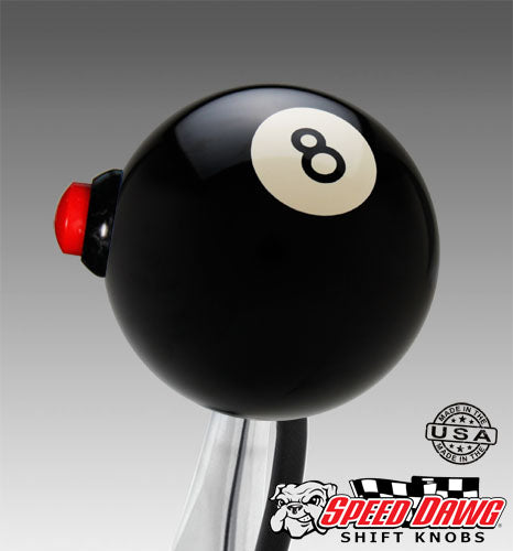 8 Ball Shift Knob with Line Lock / Nitrous Button