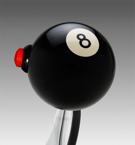 8 Ball Shift Knob with Line Lock NOS 12V Momentary Switch