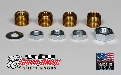 Shifter Thread Adapter Standard Thread Shift Knob Adapter Kit - 4 Sizes – Speed Dawg Shift Knobs