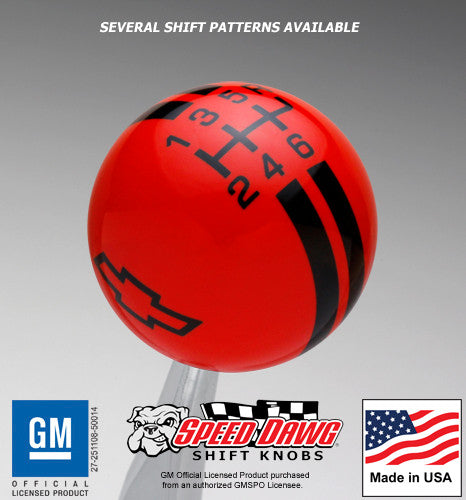 Red knob with Black graphics