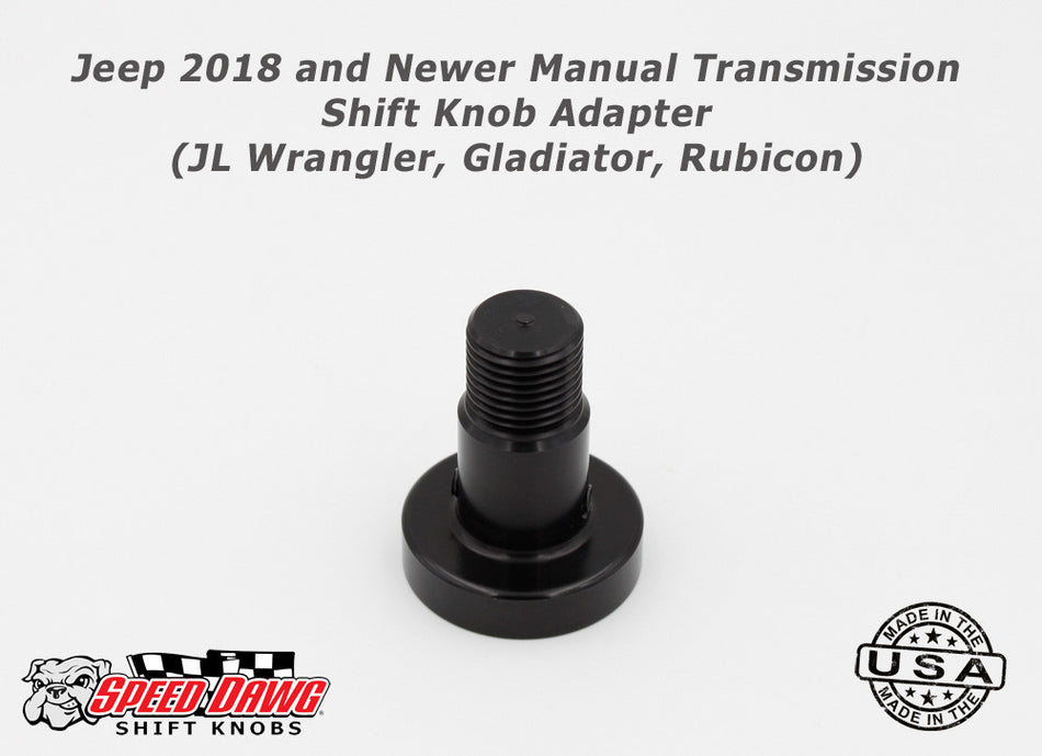 Jeep 2018 & Newer Manual Transmission Shift Knob Adapter JL Gladiator Rubicon