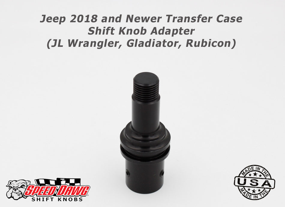 Jeep 2018 & Newer Transfer Case Shift Knob Adapter JL Wrangler Gladiator Rubicon