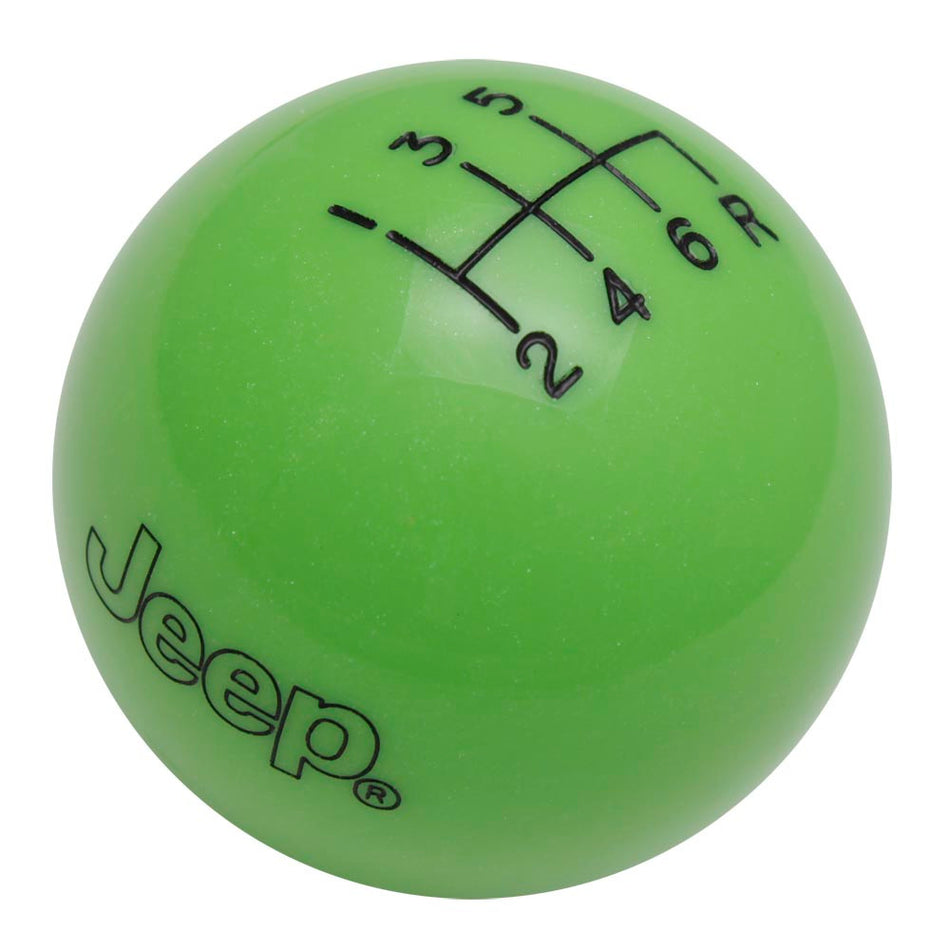 Green Go knob with Black graphics