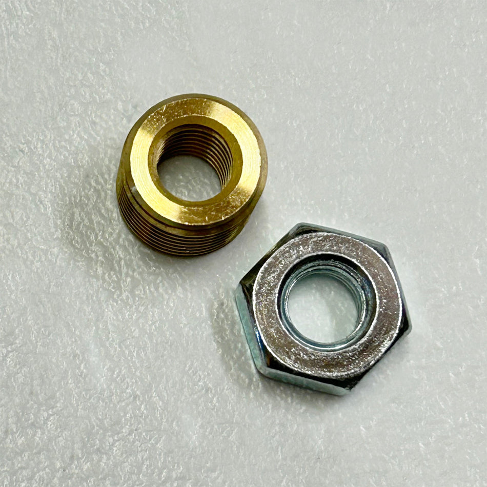 Shift Knob Threaded Adapter and Jam Nut - Select Your Shifter Thread Size