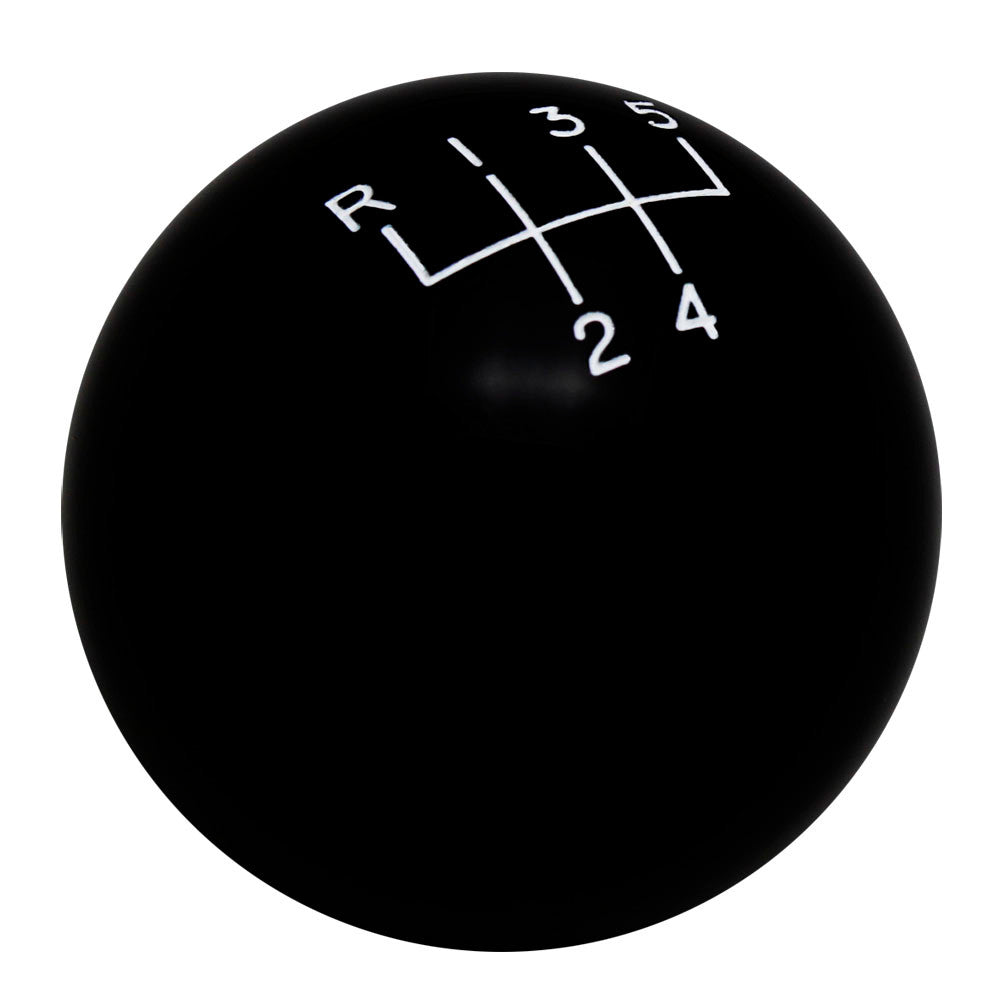 5 gear shift knob Black 5 Speed 5 Upper Right Reverse Upper Left Shift Knob with Engraved Shift Pattern