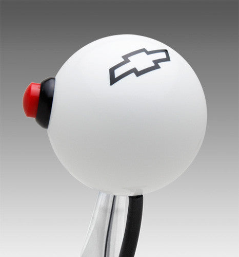 White knob with Black graphics