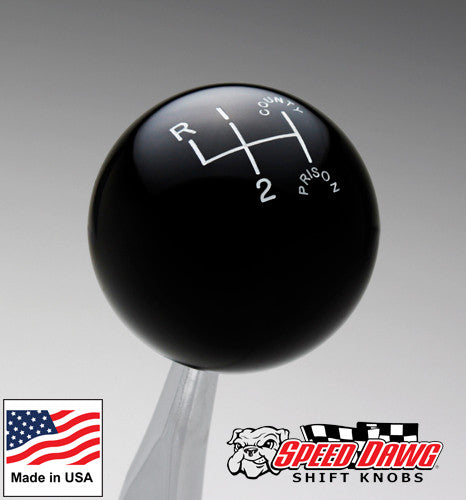 County Prison Black 4 Speed Shift Knob