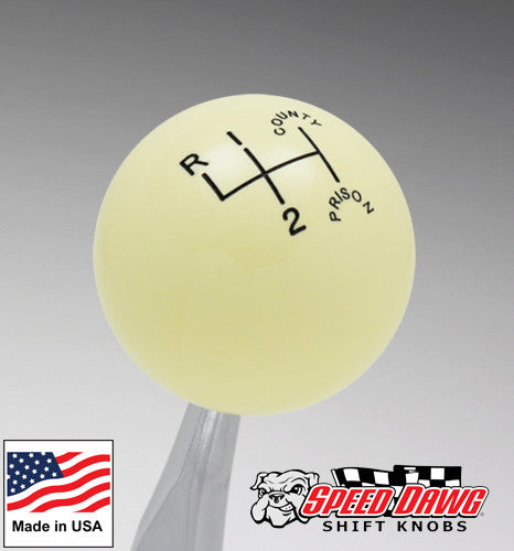 County Prison Ivory 4 Speed Shift Knob