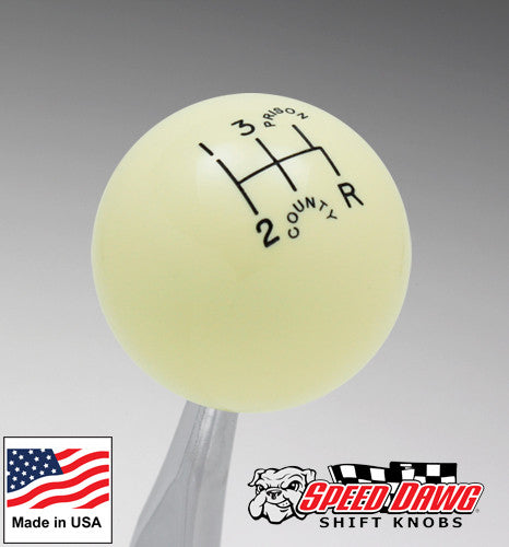 County Prison Ivory 5 Speed Shift Knob