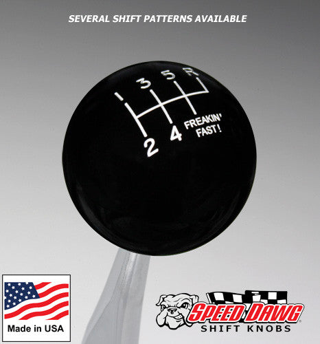 Freakin Fast Black 6 Speed Shift Knob