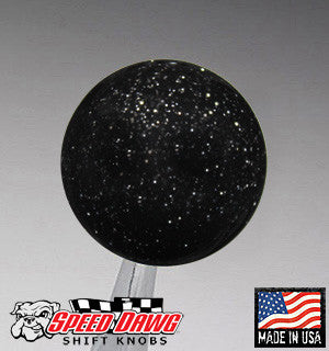 Transparent Black Metal Flake Shift Knob