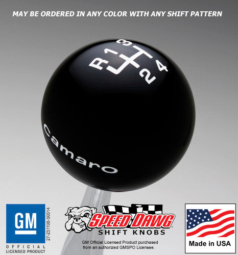 Black knob with White graphics