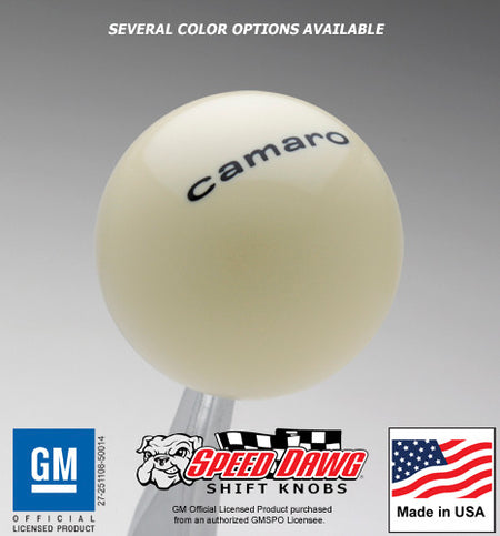 Ivory knob with Black graphics