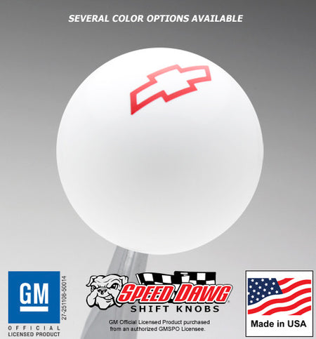 White knob with Red graphics