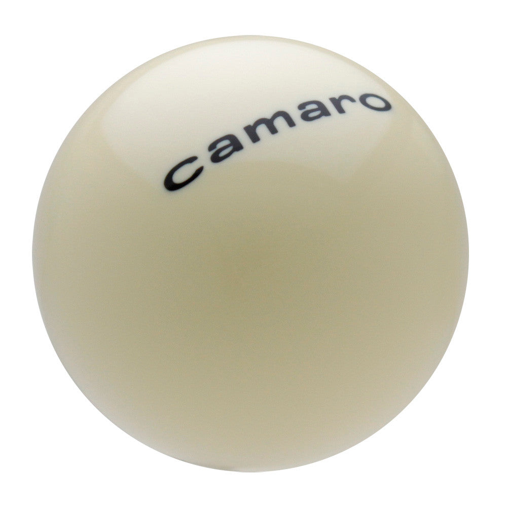 Ivory knob with Black graphics