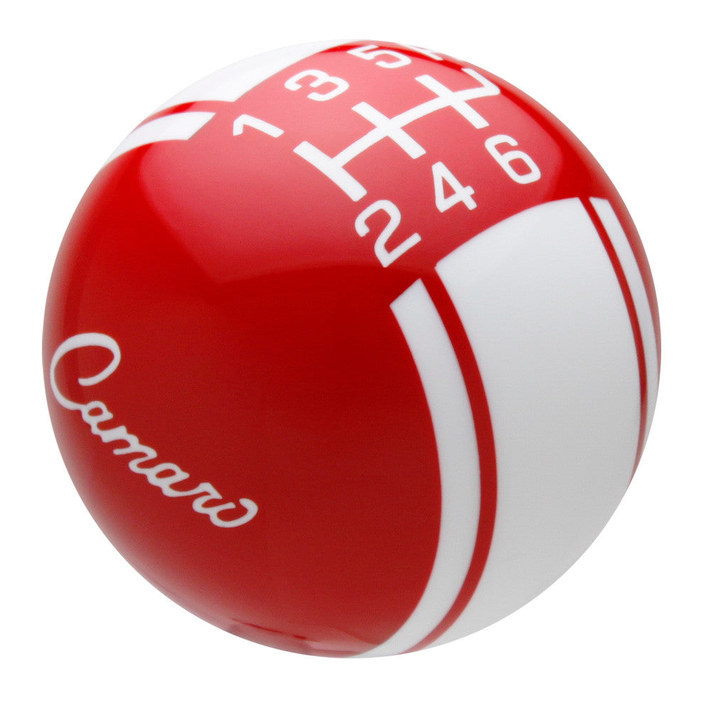 Red knob with White graphics
