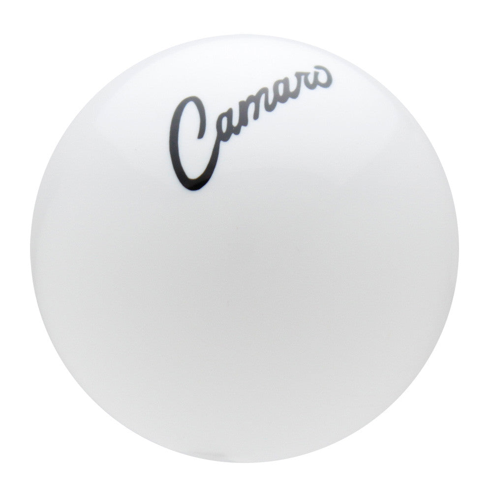 White knob with Black graphics
