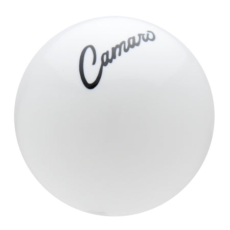 White knob with Black graphics