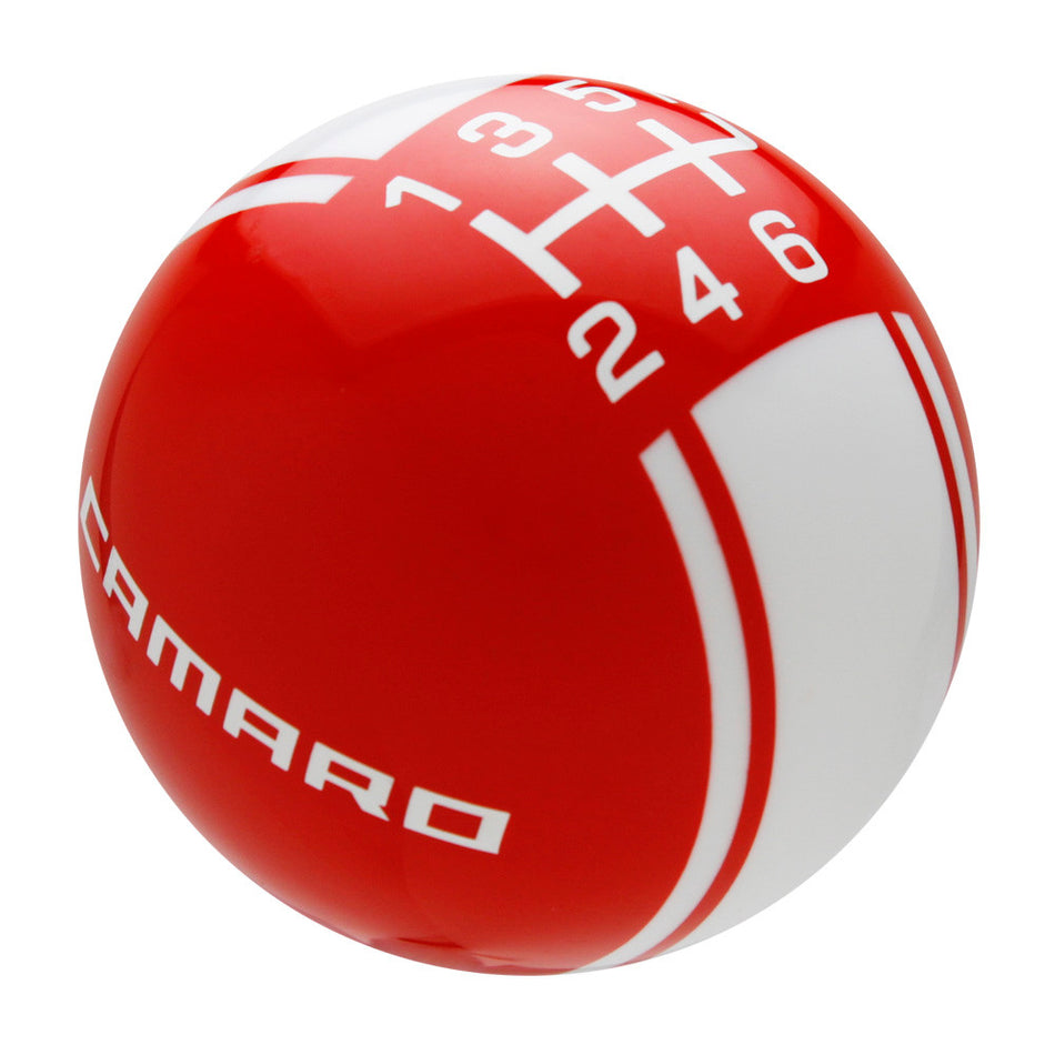 Red knob with White graphics