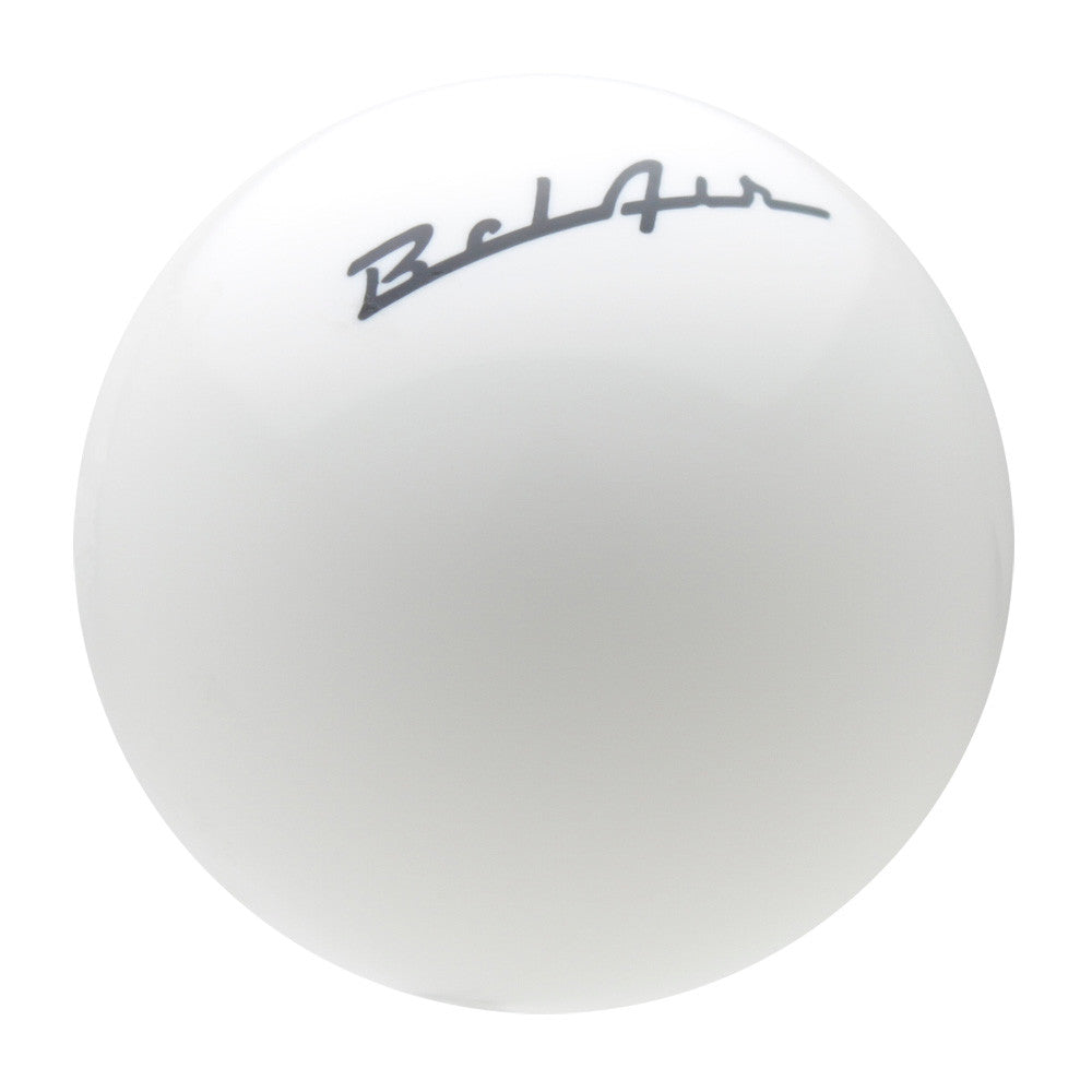 White knob with Pearl Gray graphics