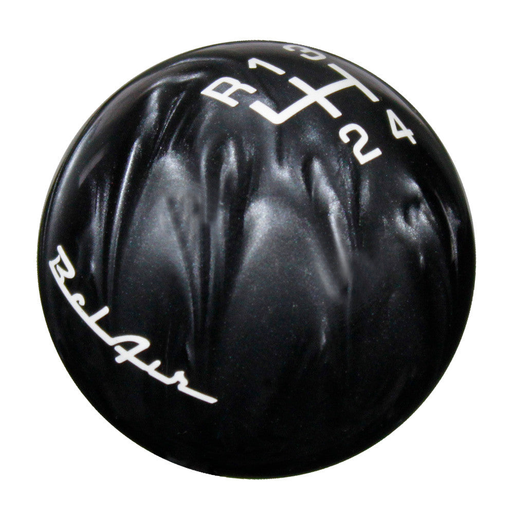 Black Pearl knob with White graphics