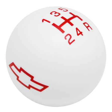 White knob with Red graphics