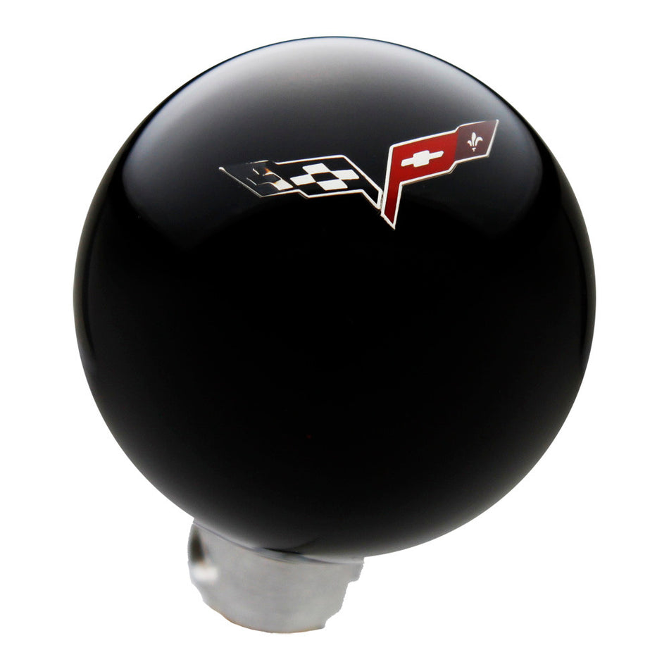 Corvette C6 Emblem Shift Knob with Manual Adapter