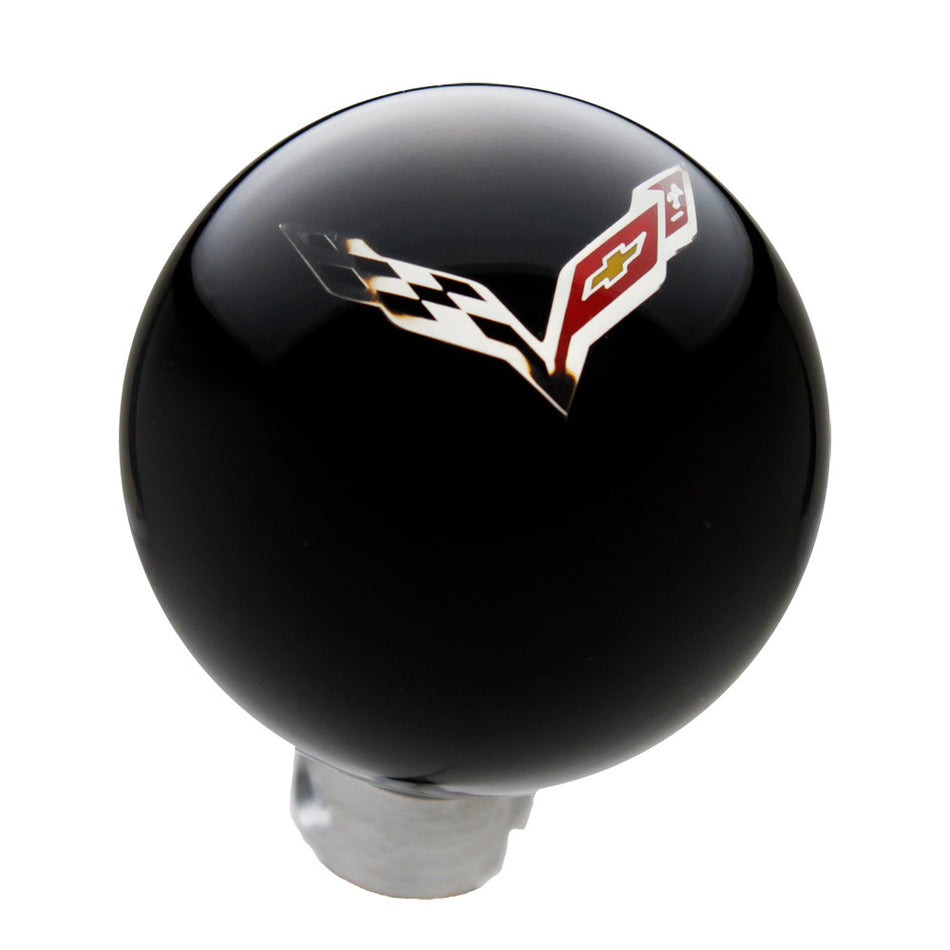 Corvette C7 Emblem Shift Knob with Manual Adapter