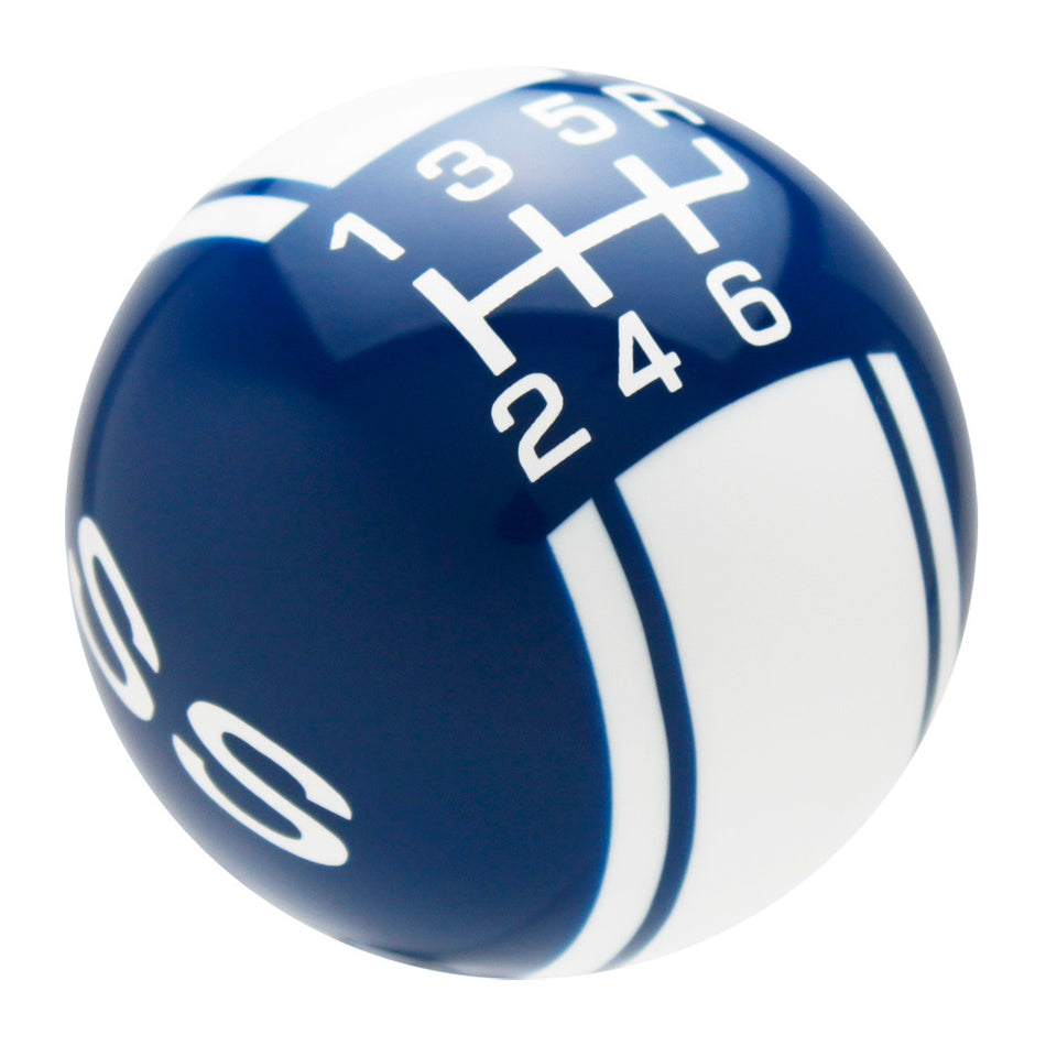 Dark Blue knob with White graphics