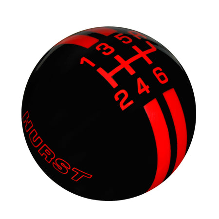 Black knob with Red graphics