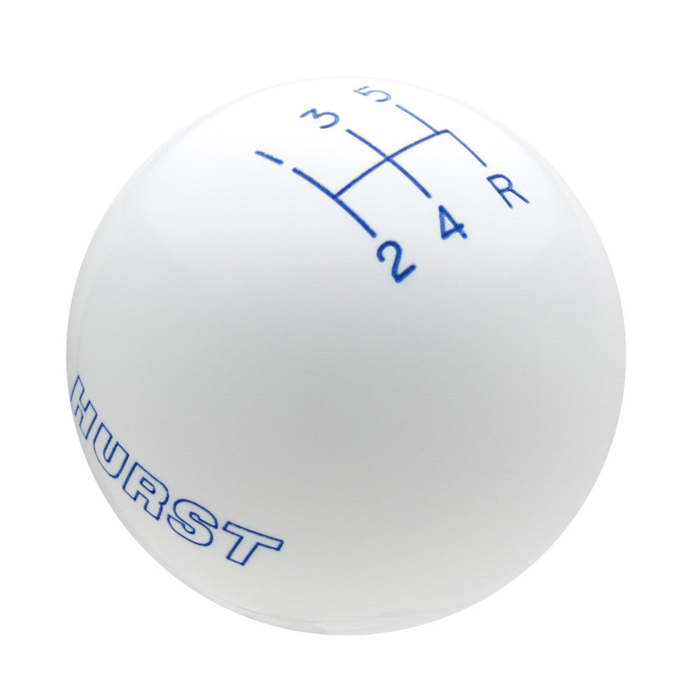 White knob with Blue graphics