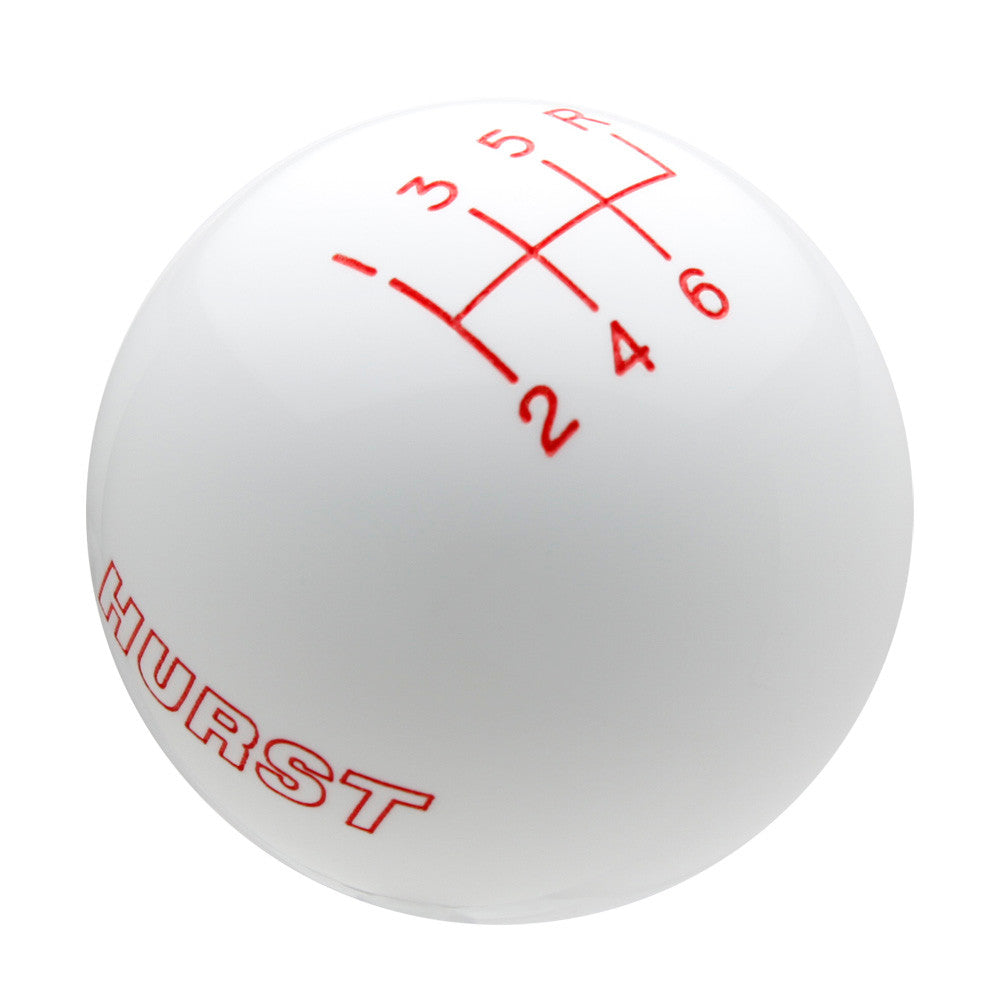 White knob with Red graphics