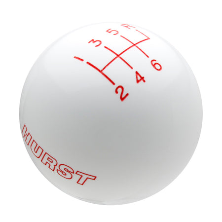 White knob with Red graphics