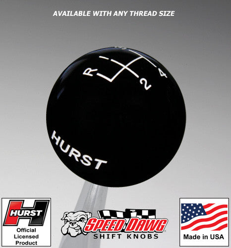 Black knob with White graphics