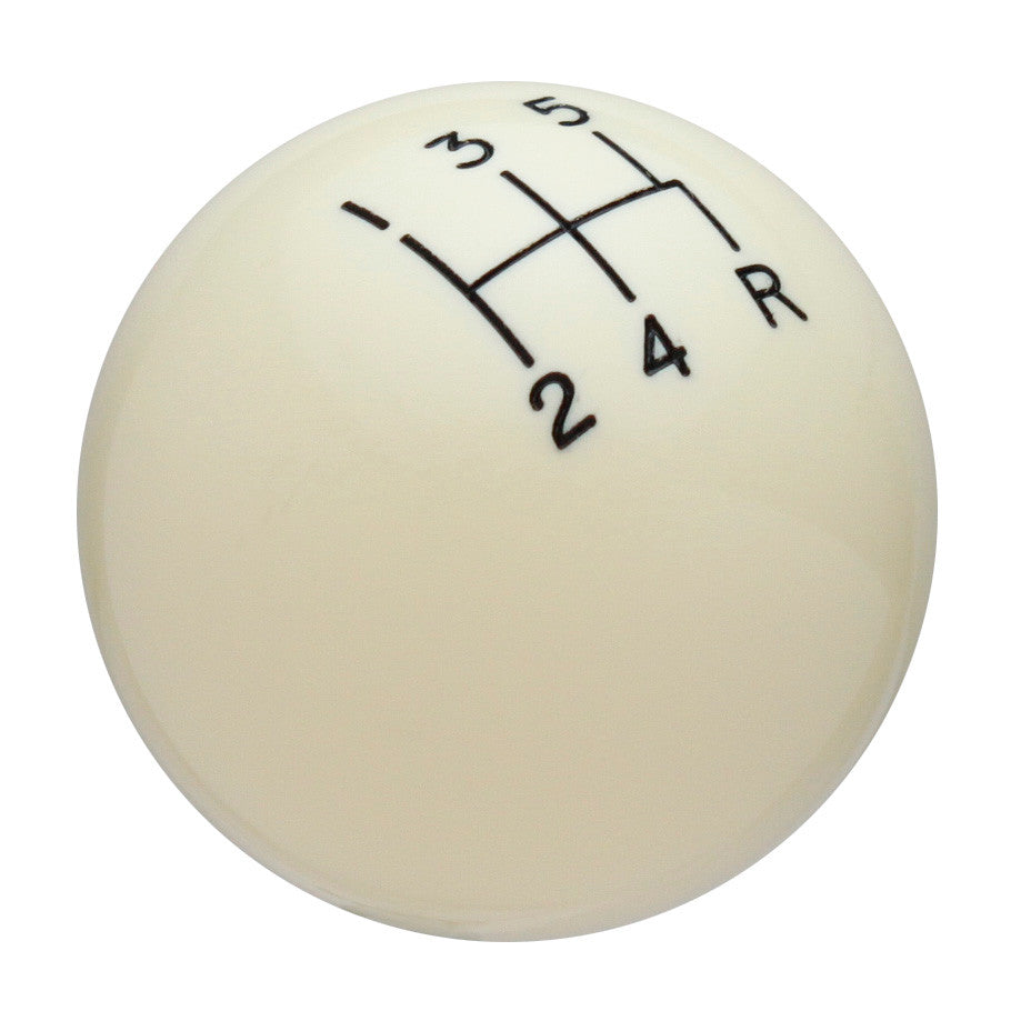 Ivory Shift Knob with Engraved Shift Pattern - Select Your Shift Pattern