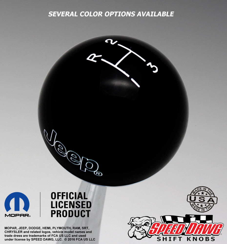 Black knob with White graphics