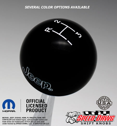 Black knob with White graphics