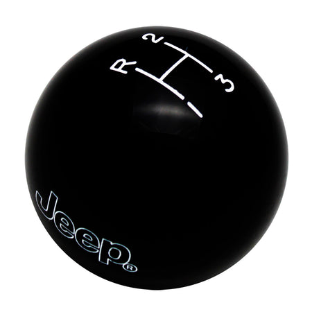 Black knob with White graphics