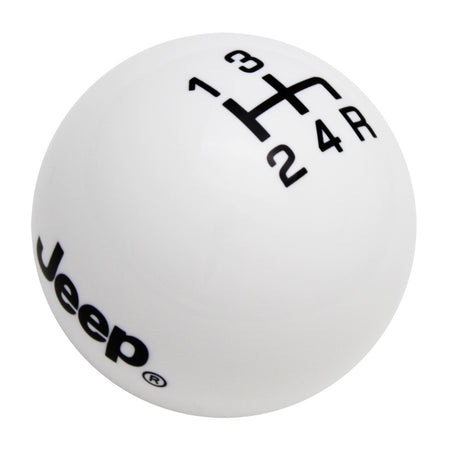 White knob with Black graphics