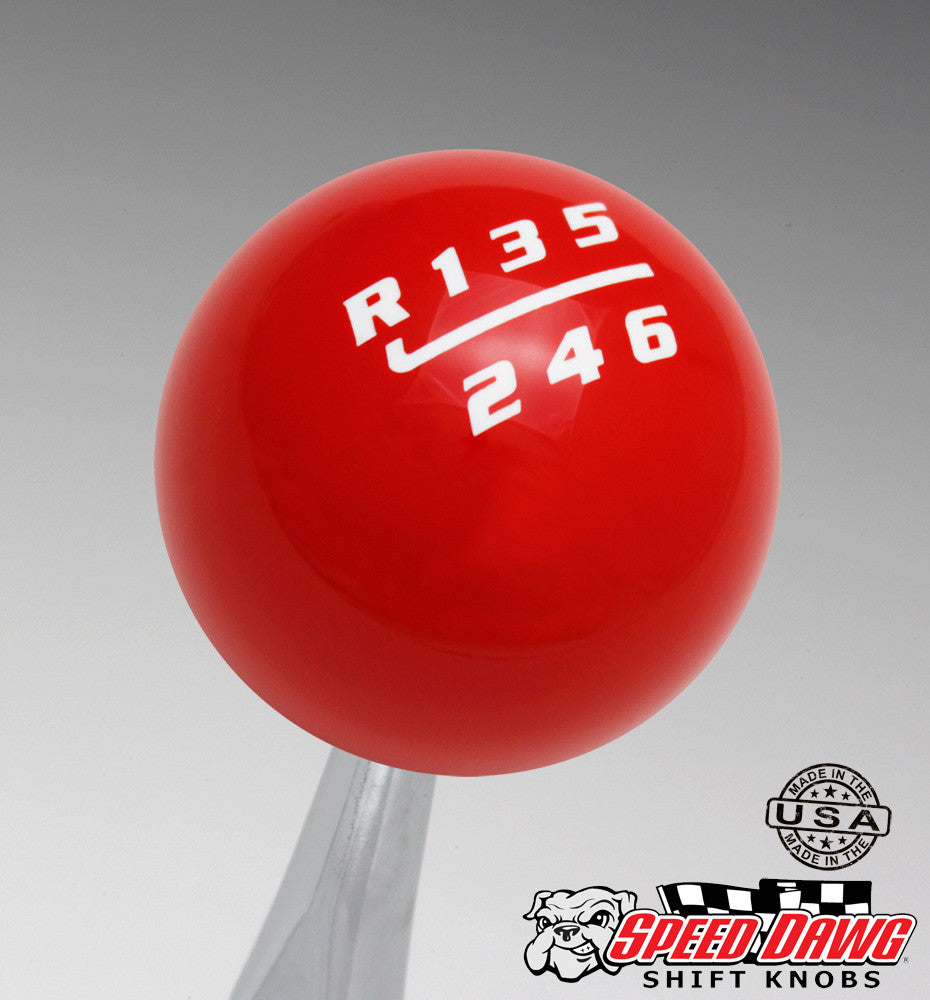 Red knob with White graphics