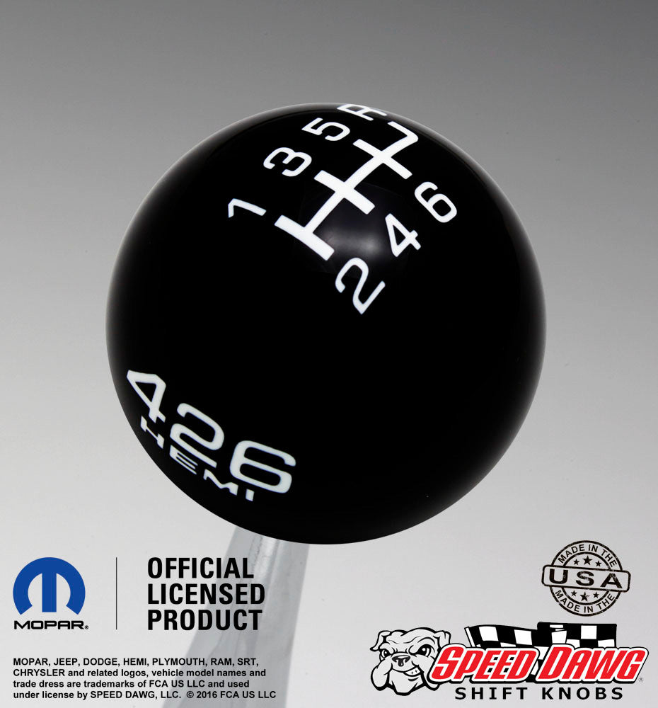 Black knob with White graphics