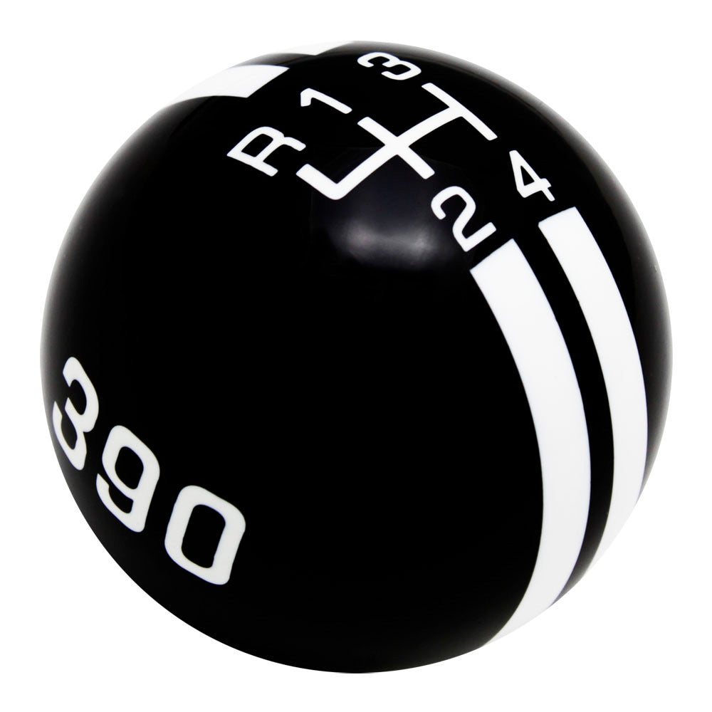 Black knob with White graphics