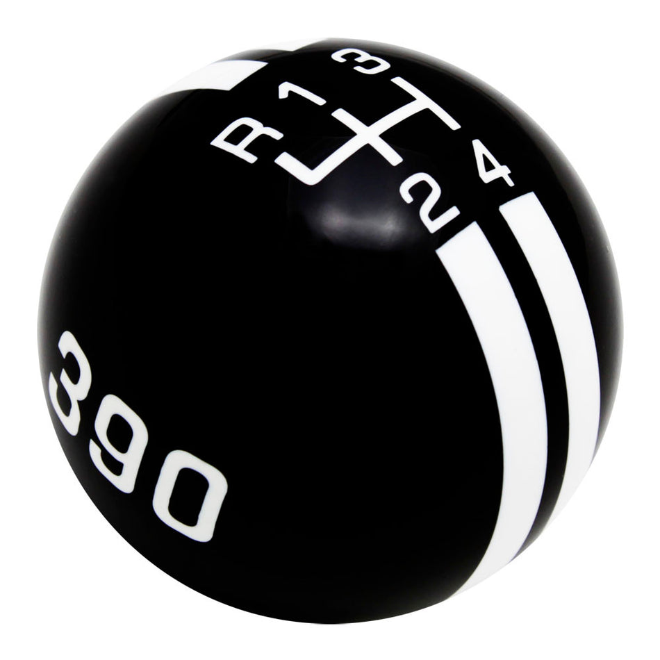 Black knob with White graphics