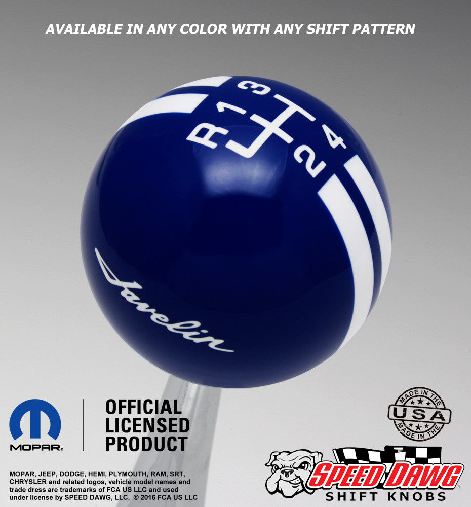 Dark Blue knob with White graphics