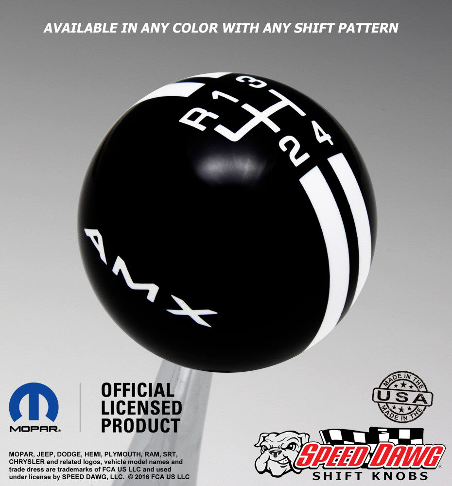 Black knob with White graphics
