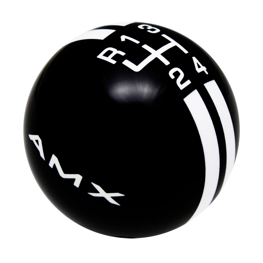 Black knob with White graphics