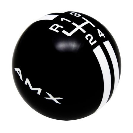 Black knob with White graphics