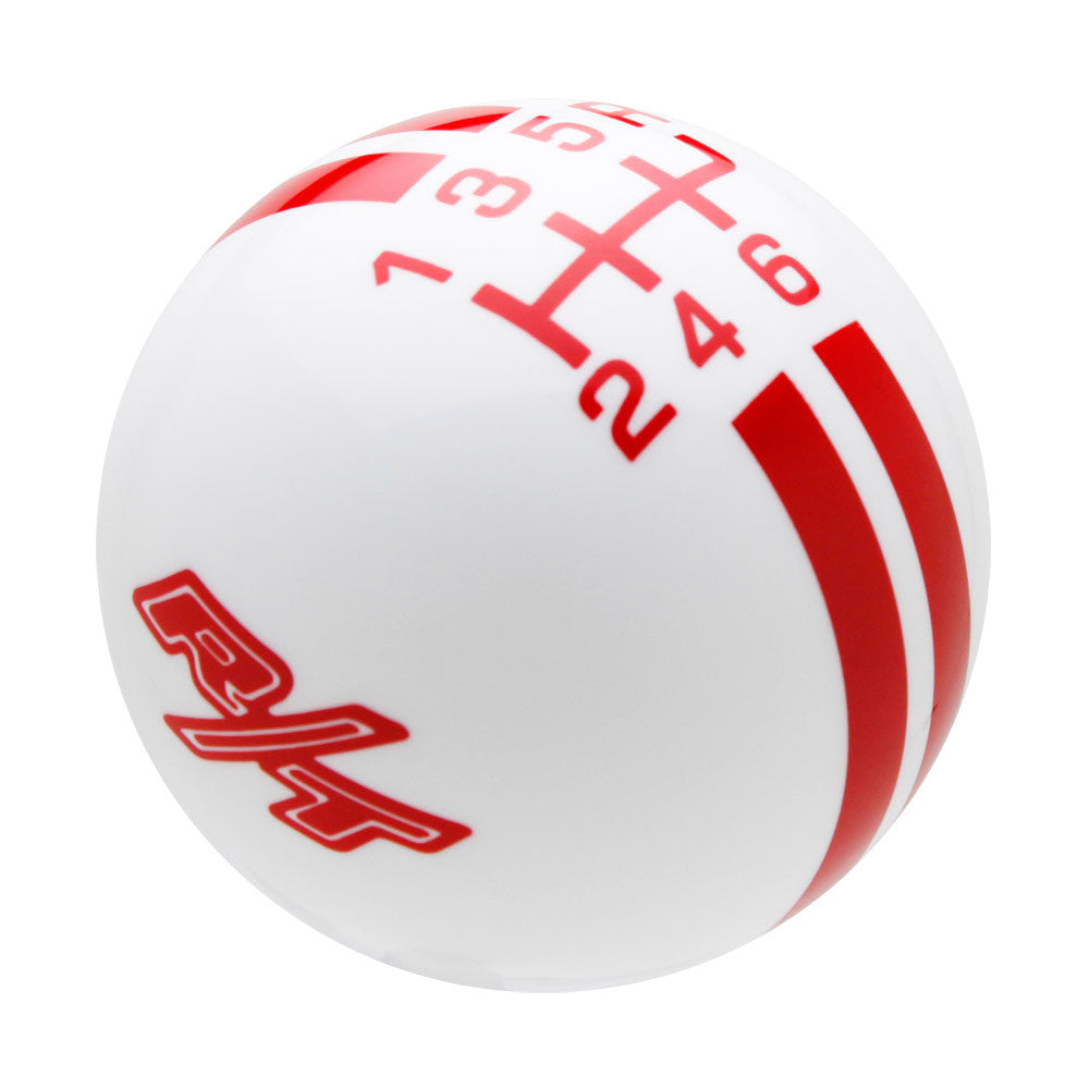 R/T Logo Rally Stripe shift knob
