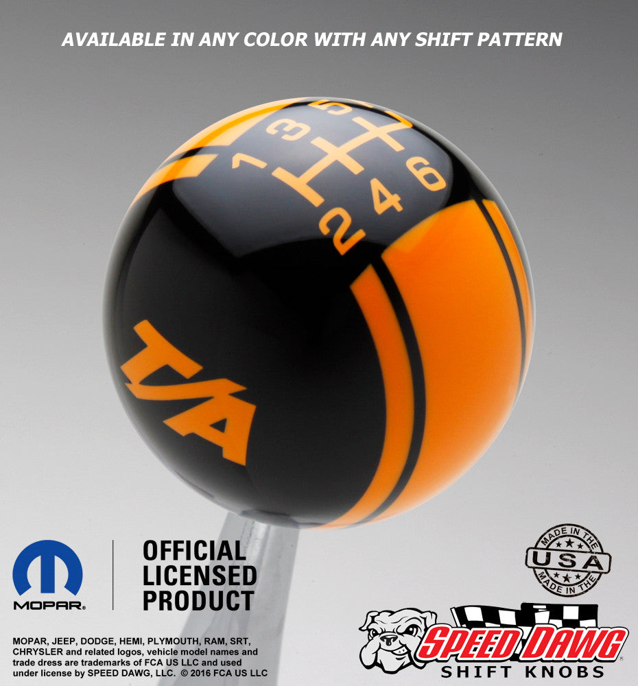 Dodge Challenger T/A Logo Racing Stripe Shift Knob – Speed Dawg
